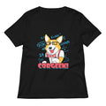 Corgeek Women S V Neck Tee V Neck T Shirt Everyday Wear