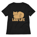 Loaf Life Women S V Neck Tee V Neck T Shirt Minimal Style