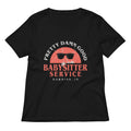 Pretty Damn Good Babysitter Service Women S V Neck Tee V Neck T Shirt Gift Ready