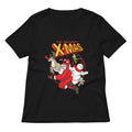 The Uncanny X Mas Women S V Neck Tee V Neck T Shirt US Trend
