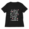I Like Big Bulbs Cannot Lie Women S V Neck Tee V Neck T Shirt Premium Print