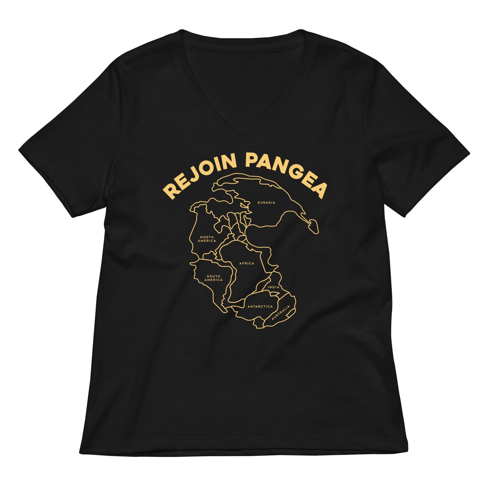 Rejoin Pangea Women S V Neck Tee V Neck T Shirt Everyday Wear