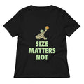 Size Matters Not Women S V Neck Tee V Neck T Shirt Premium Print