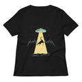 Nessie Abduction Women S V Neck Tee V Neck T Shirt US Trend