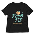 Peach Pit Women S V Neck Tee V Neck T Shirt Minimal Style
