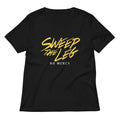 Sweep The Leg Women S V Neck Tee V Neck T Shirt US Trend