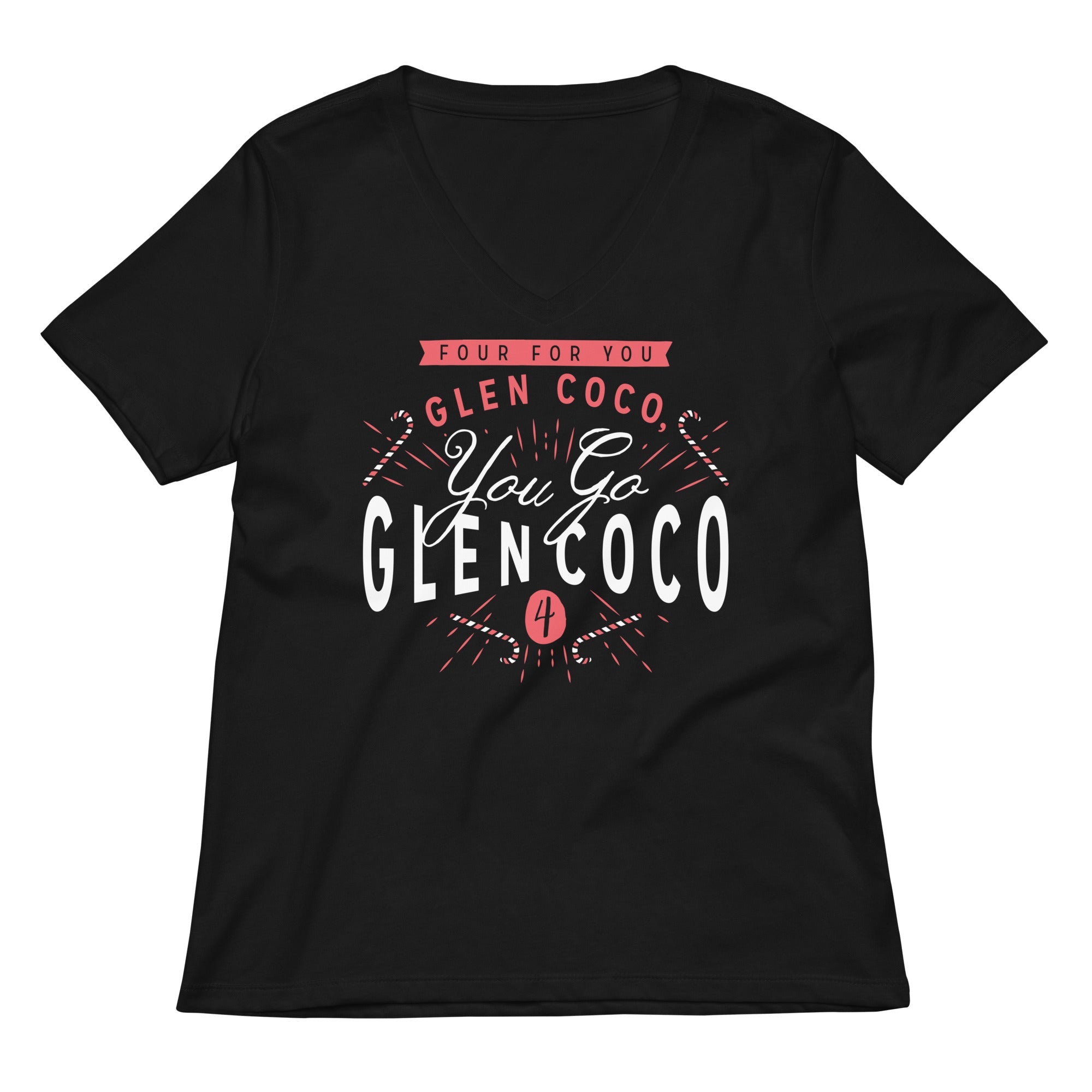 You Go Glen Coco Women S V Neck Tee V Neck T Shirt US Trend
