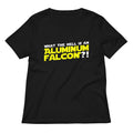 Aluminum Falcon Women S V Neck Tee V Neck T Shirt Clean Design