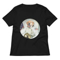 Astrodog Women S V Neck Tee V Neck T Shirt Everyday Wear