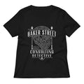 Baker Street Consulting Detective Women S V Neck Tee V Neck T Shirt Gift Ready