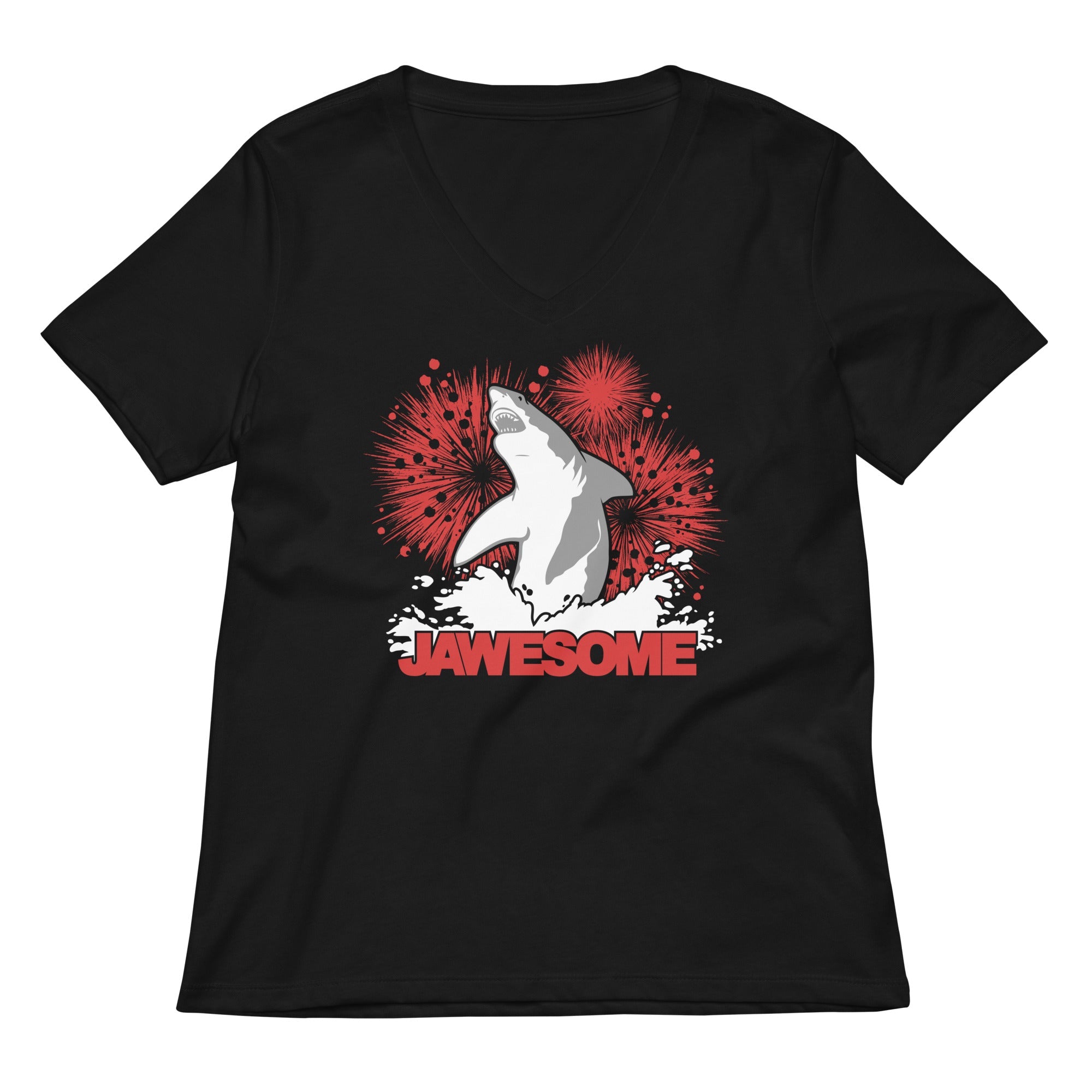 Jawesome Women S V Neck Tee V Neck T Shirt Minimal Style