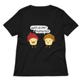 Muffin Much Women S V Neck Tee V Neck T Shirt US Trend