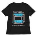Double Decker Couch Women S V Neck Tee V Neck T Shirt Clean Design