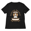 Easter Beagle Women S V Neck Tee V Neck T Shirt US Trend