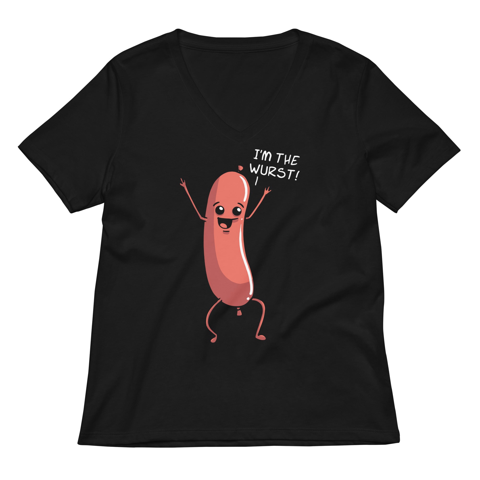 I M The Wurst Women S V Neck Tee V Neck T Shirt Everyday Wear