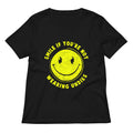 Smile For No Undies Women S V Neck Tee V Neck T Shirt US Trend