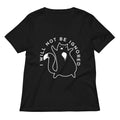 I Will Not Be Ignored Women S V Neck Tee V Neck T Shirt Minimal Style