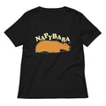Napybara Women S V Neck Tee V Neck T Shirt Minimal Style