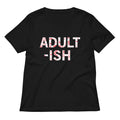 Adult Ish Women S V Neck Tee V Neck T Shirt US Trend