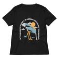 My Favorite Hobby Is Hiding From Problems Women S V Neck Tee V Neck T Shirt Clean Design
