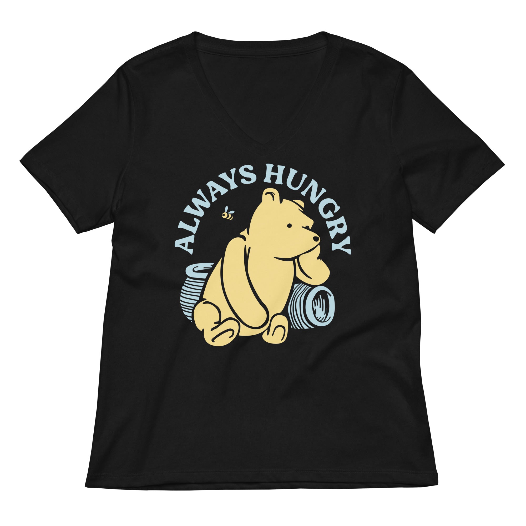 Always Hungry Women S V Neck Tee V Neck T Shirt Minimal Style