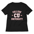College University Women S V Neck Tee V Neck T Shirt Gift Ready