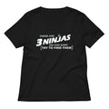 3 Ninjas Women S V Neck Tee V Neck T Shirt Premium Print