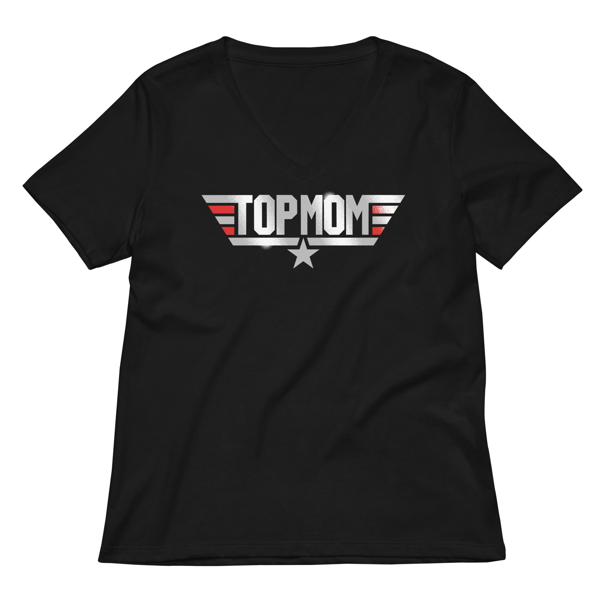 Top Mom Women S V Neck Tee V Neck T Shirt Minimal Style