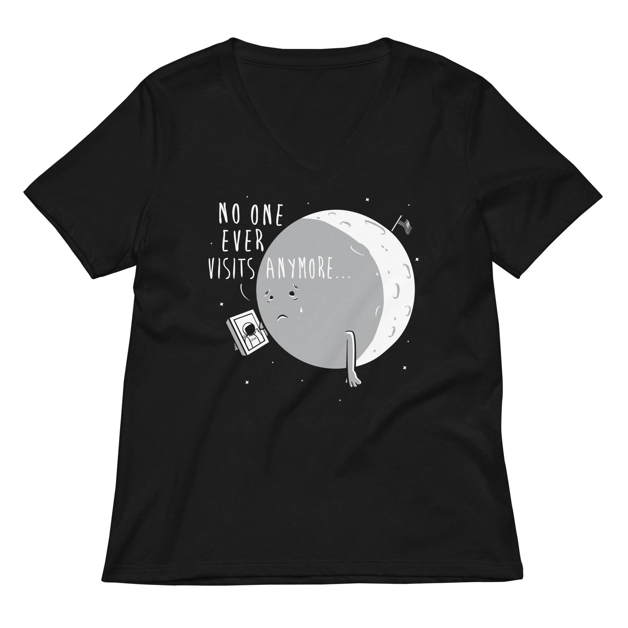 No One Ever Visits Anymore Women S V Neck Tee V Neck T Shirt Minimal Style