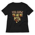 You Are Not Pizza Women S V Neck Tee V Neck T Shirt Minimal Style