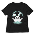 Po Bunny S Nerfect Women V Neck Tee V Neck T Shirt Everyday Wear