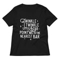 Point Me To The Nearest Bar Women S V Neck Tee V Neck T Shirt Clean Design