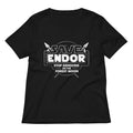 Save Endor Women S V Neck Tee V Neck T Shirt Premium Print
