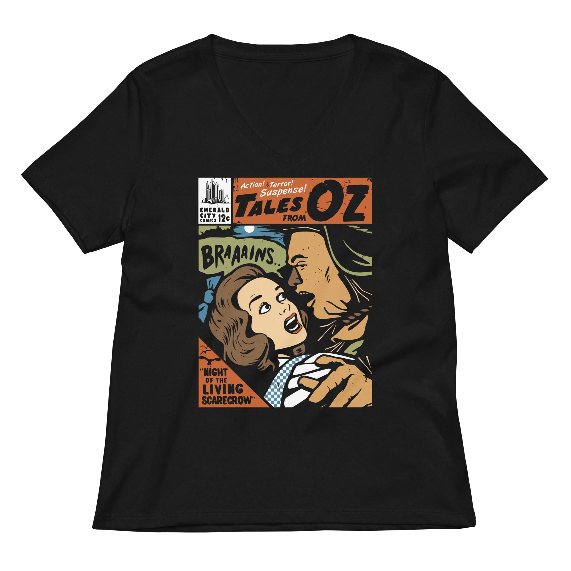 Tales From Oz Women S V Neck Tee V Neck T Shirt Everyday Wear