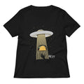 Taco Abduction Women S V Neck Tee V Neck T Shirt Gift Ready