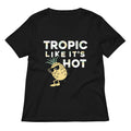 Tropic Like It S Hot Women V Neck Tee V Neck T Shirt Minimal Style