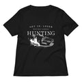 We Re Going Hunting Women S V Neck Tee V Neck T Shirt US Trend
