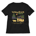 Yellow Brick Trail Women S V Neck Tee V Neck T Shirt Clean Design
