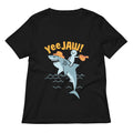 Yee Jaw Women S V Neck Tee V Neck T Shirt Minimal Style