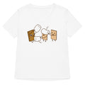 How S Mores Are Made Women V Neck Tee V Neck T Shirt Clean Design