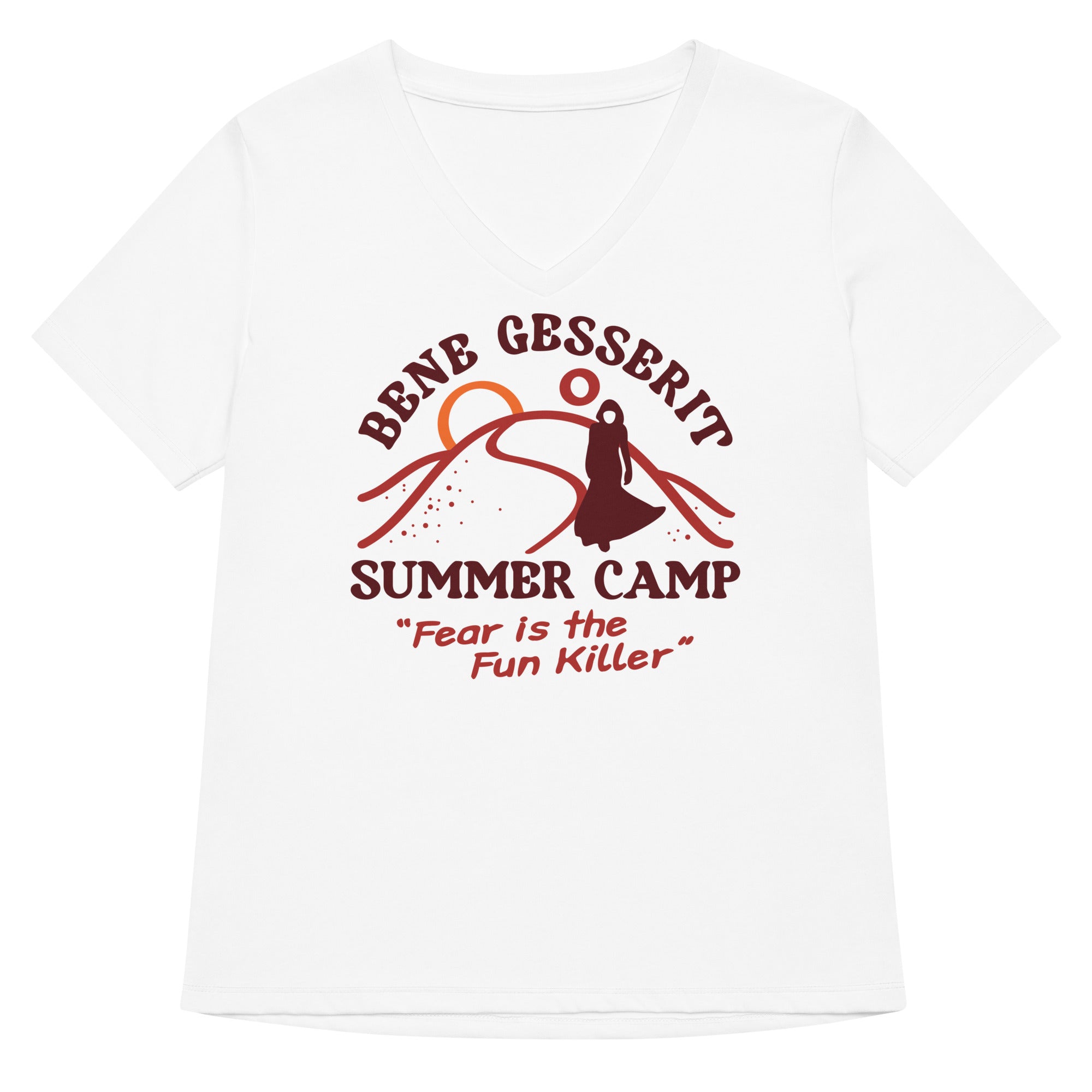Bene Gesserit Summer Camp Women S V Neck Tee V Neck T Shirt US Trend