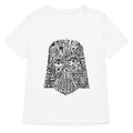 Star Words Women S V Neck Tee V Neck T Shirt Minimal Style